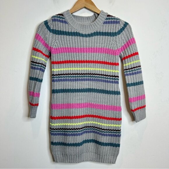 Gymboree Striped Knit Colourful Sweater Dress - Picture 2 of 4